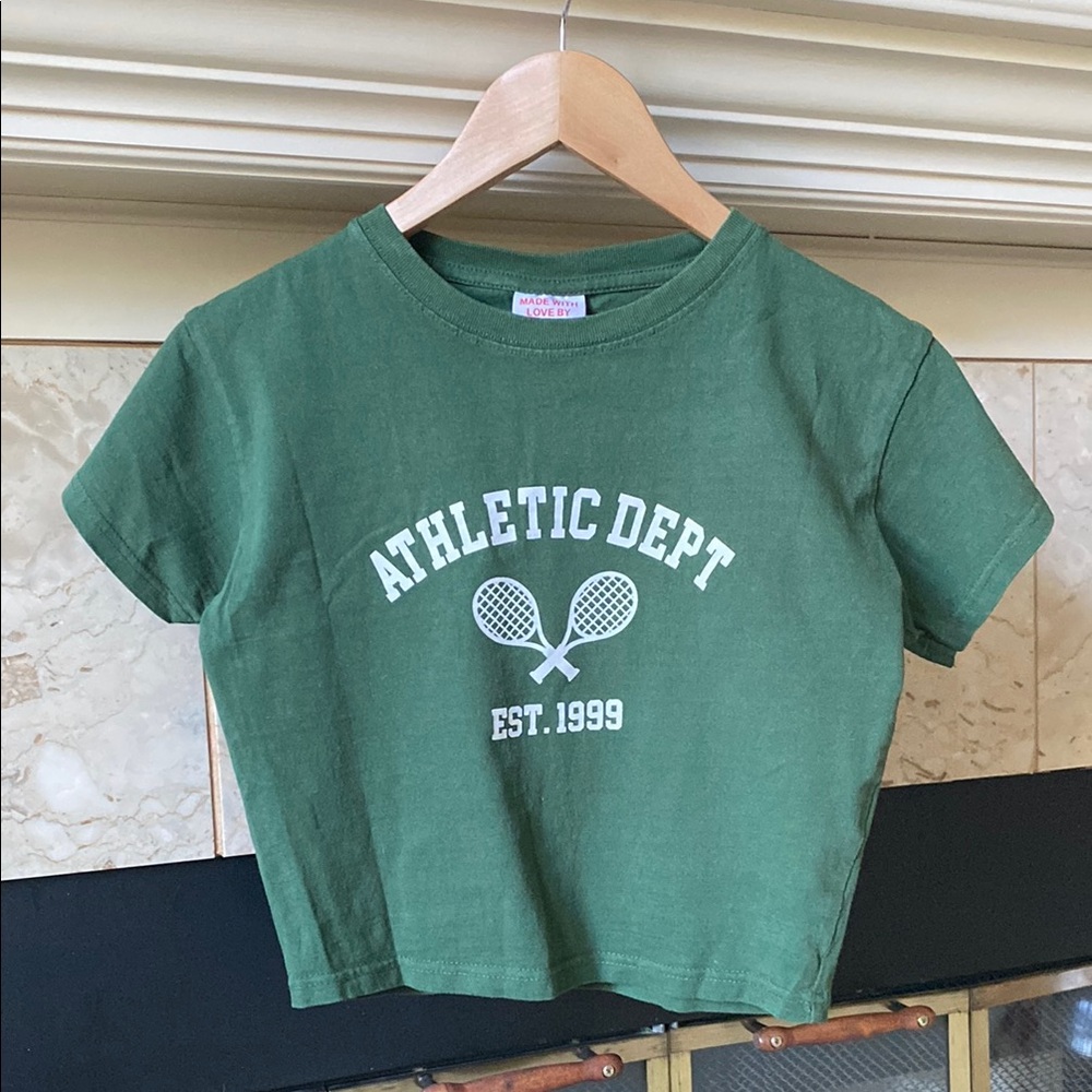Green Athletic Dept Baby Tee
